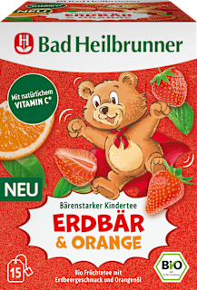 Kindertee, Erdbär & Orange (15 Beutel), ab 4 Jahren  Bad Heilbrunner