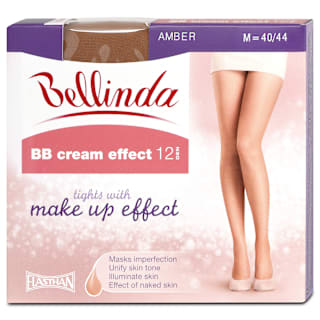 Pančuchové nohavice BB cream effect, M 40/44, amber Bellinda