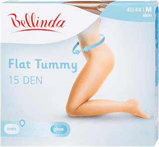 Harisnya, flat tummy, 15DEN, test M Bellinda