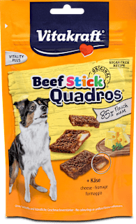 Hundeleckerli Beef Stick Quadros + Käse Vitakraft