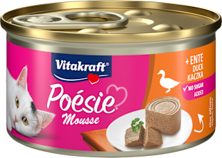 Mus mokra karma dla kota Poésie, kaczka Vitakraft