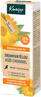 mast na zrohovatělou kůži chodidel Kneipp