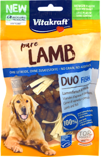 Hundeleckerli pure Lamb Duo Fish Vitakraft