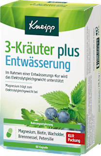 Entwässerung 3-Kräuter Plus Kapseln 60 St Kneipp