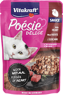 Mokra karma dla kota Poésie Délice, z sercami Vitakraft