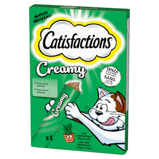 Snack cremoso per gatti con erba gatta Catisfactions