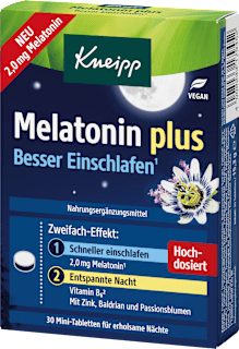 Melatonin Plus Tabletten 30 St  Kneipp