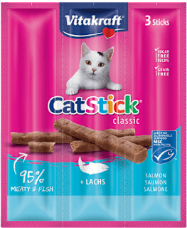 Snack per gatti Cat Stick al salmone  Vitakraft
