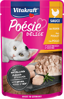 Poesie Delice cibo umido per gatti con pollo Vitakraft