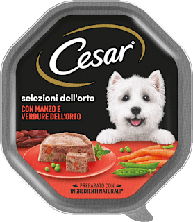Cibo umido per cani con manzo e verdure Selezioni dell'Orto Cesar