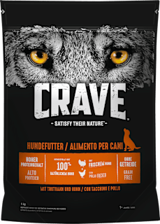 Trockenfutter Hund mit Truthahn & Huhn, Adult Crave