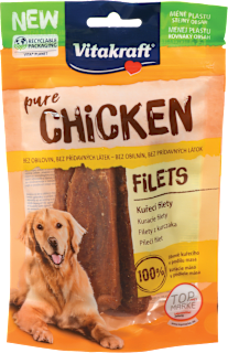 Dopolnilna hrana za pse Pure Chicken Filets Vitakraft