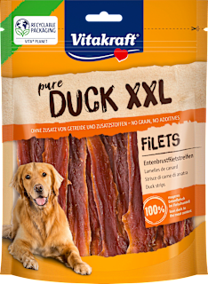 Kausnack Hund Entenbrustfiletstreifen pure duck xxl Vitakraft