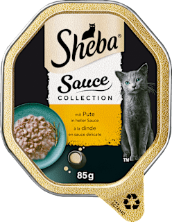 Nassfutter Katze Sauce Collection mit Pute Sheba