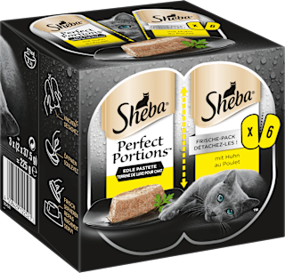 Nassfutter Katze Perfect Portions Edle Pastete mit Huhn Sheba