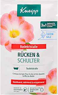 Hát- és deréklazító fürdőkristály Kneipp