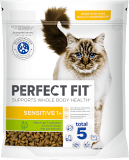 Trockenfutter Katze sensitive 1+ mit Truthahn, Adult PERFECT FIT