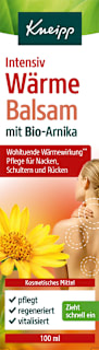 Balsamo riscaldante con arnica Kneipp