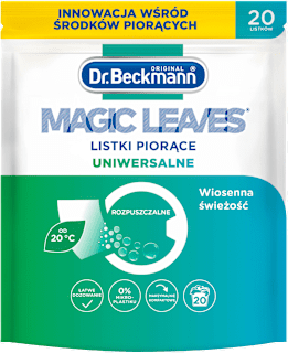 Listki piorące Magic Leaves, uniwersalne Dr. Beckmann