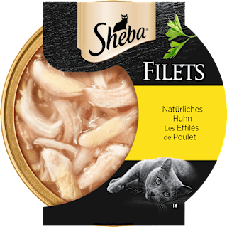 Nassfutter Katze mit Huhn Filets Sheba