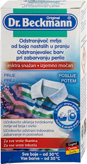 Odstranjevalec barv pri razbarvanju perila Dr.Beckmann