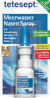 Meerwasser Nasenspray tetesept