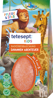 Kinder Badezusatz Badeüberraschung Savannen Abenteuer  tetesept: KIDS