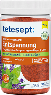 Badesalz Entspannung tetesept