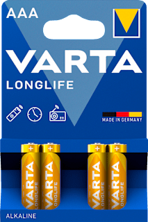 Batterien AAA Longlife Alkaline Varta