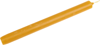 Leuchterkerze aus 100% Bienenwachs keine Marke