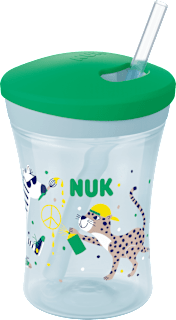 Strohhalmbecher Action Cup grün 12+ Monate 230 ml NUK