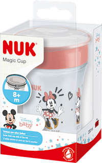Trinklernbecher Magic Cup Disney rot, ab 8. Monat, 230 ml NUK