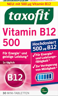 Vitamin B12 500 Mini Tabletten 30 St taxofit