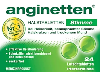 Lutschtabletten Stimme anginetten