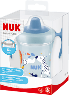 Trinklernflasche Evolution Trainer Cup blau, ab 6. Monat, 230 ml NUK