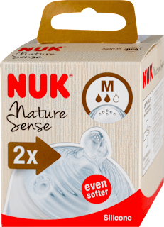 Nature Sense silikonska cucla, veličina M NUK