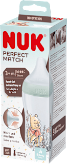 Babyflasche Perfect Match Winnie Pooh, mint, ab 3 Monaten, 260 ml NUK