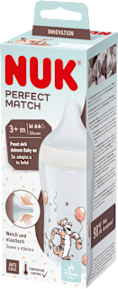 Babyflasche Perfect Match Tigger, creme, ab 3 Monaten, 260 ml NUK