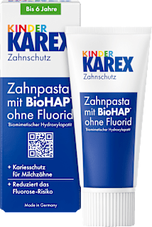 Детска паста за зъби без флуорид, до 6 г. KAREX