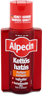 Koffein sampon Kettős hatás Alpecin
