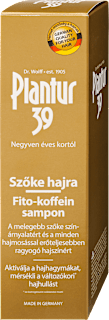Fito-koffein sampon, szőke hajra Plantur 39