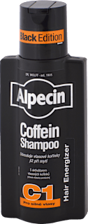 Kofeínový šampón C1 Hair Energizer Black Edition Alpecin