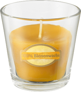 Kerzenglas gefüllt mit 100 % Bienenwachs Dekorieren & Einrichten