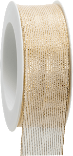 Geschenkband gold gestreift GOLDINA