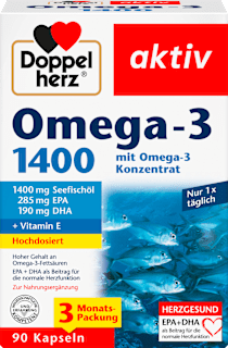 Omega-3 1400 Kapseln 90 St Doppelherz