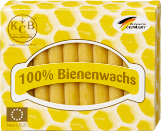 Baumkerzen 12,8/96 aus 100 % Bienenwachs Dekorieren & Einrichten