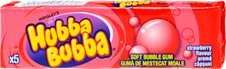 Rágógumi Strawberry, eperízű Hubba Bubba