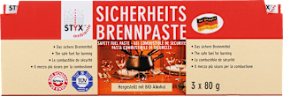 Sicherheits-Brennpaste Nachfüllpack (3x80 g) Styx