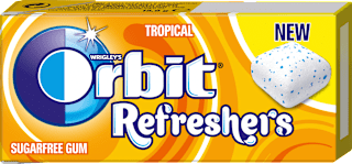 Orbit Refreshers žvakače gume Tropical Orbit