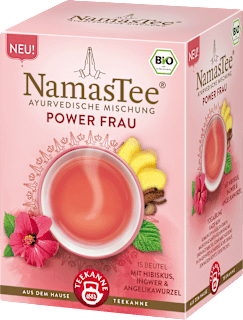Herbatka BIO Namastee Power Frau (15 x 1,8 g)  Teekanne